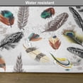 thumbnail image 6 of Ambesonne Animal Place Mats Set of 4, Vivid Feathers Vivid Art, Standard Size, Multicolor, 6 of 6