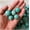 Amazonite, variant on Natural Red Agate Crystal Ball Quartz Gemstones Small Size of 10 for Healing, Reiki, Home Office Decoration, Jewelry Making (Red Agate, 0.78inch)