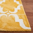 thumbnail image 4 of Safavieh Dip Dye Talbot Distressed Wool Area Rug, Gold/Ivory, 2' x 3', 4 of 12