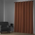 thumbnail image 3 of Half Price Drapes Persimmon Grommet Bellino Textured Faux Linen Room Darkening Curtains For Bedroom & Living Room Curtains(1 Panel), Grommet Curtains 108 Inches Long, 50W X 108L, 3 of 11