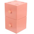 thumbnail image 1 of Miangastore Dustproof Ps Drawer Storage Box Orange 2Set For Home Organization, 1 of 9