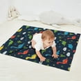 thumbnail image 2 of Colorful Dinosaurs Clouds Pattern Blanket,Comfortable Soft Lamb Wool Throw Blanket,All Season,Warm Lightweight Blankets for Sofa Bed Couch Living Room Chair,30"x40", 2 of 4