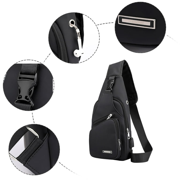 EHQJNJ Sling Bag with Water Bottle Holder New Fashionable EHQJNJ Sling Bag with Water Bottle Holder New Fashionable