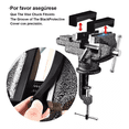 thumbnail image 5 of Tornillo de Banco Universal BLOOSOM Cabeza Giratoria 80mm, 5 of 5