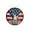 B, variant on Memorial Day Saving!4th of July Decorations, America Wooden Hanging Sign Patriotic Round Wall Decor For Home And Porch