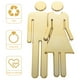 thumbnail image 3 of GOOHOCHY 1 par de letreros de identificación para baños, para hombres y mujeres., 3 of 8