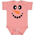 thumbnail image 3 of Inktastic Cute Smiling Snowman Face with Carrot Nose Boys or Girls Baby Bodysuit, 3 of 5