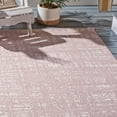 thumbnail image 3 of SAFAVIEH Courtyard Charlie Abstract Indoor/Outdoor Area Rug, Pink/Ivory, 6'7" x 6'7" Square, 3 of 6