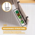 thumbnail image 5 of ELAYARD Iron Hanging Basket for Cabinet Doors, 1 Set - Kitchen and Bathroom Storage Organizer Solution, 5 of 8