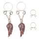 thumbnail image 1 of Minnieouse 2Pcs Red Cherry Fruit Rhinestone Stainless Steel Nipplering Ropa, zapatos y accesorios Miscelánea 4 piezas de plata 12 cm, 1 of 1