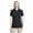 Black, variant on Jerzees Ladies' 6.5 oz. Premium 100% Ringspun Cotton Piqué Polo - 443WR