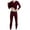 Wine, variant on Ediodpoh Men's Suits Men Stretch Slim Fit Reversible Thermal Underwear Set 2 Piece Sets Men Outfit Wine L