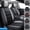 Black&Gray, variant on Fit for Subaru Car Seat Covers, Waterproof 5 Seats Full Set PU Leather Auto Seat Cushions Protector for Crosstrek/ Forester/ Legacy Black