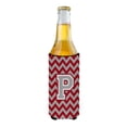 thumbnail image 2 of Carolines Treasures CJ1043-PMUK Letter P Chevron Crimson and Grey   Ultra Beverage Insulators for slim cans  Slim Can, 2 of 2