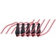thumbnail image 2 of Conector Eléctrico Way Car, Terminal Seguro Resistente Y Duradero Conector De 2 Pines Para Conexiones De Cable Cergrey 1P rojo, 2 of 8