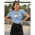 thumbnail image 2 of Just Before Sunrise Gold Foil T-Shirt Women -Image by Shutterstock, Female Medium, 2 of 4