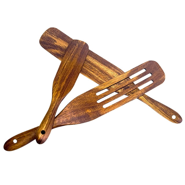 RKSTN Kitchen Utensils Long Handle Spatula Wood Spatula Stir Cooking Set Kitchen Utensils