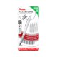 thumbnail image 1 of Bolígrafo Pentel Floatune retráctil de tinta negra de 1,0 mm, paquete de 5, 1 of 1