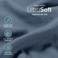 thumbnail image 3 of Bare Home Washed Sheet Set - Premium 1800 Collection - Deep Pocket - 4 Piece - Queen, Bering Sea, 3 of 6