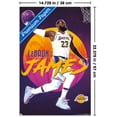 thumbnail image 3 of NBA Los Angeles Lakers - LeBron James 20 Wall Poster, 14.725" x 22.375", 3 of 4