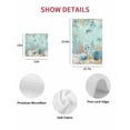 thumbnail image 7 of Teal Coastal Kitchen Dish Towels for Drying Dishes Set of 4, Summer Beach Starfish Shell Coral Nautical Waffle Weave Microfiber Hand Tea Bathroom Towels Quick Dry & Absorbent Towel 15.7x23.6, 7 of 7