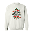 thumbnail image 5 of Gildan Merry Christmas Sweatshirt, Men's Black Graphic Print Crewneck Fleece Christmas Top, S, 5 of 5