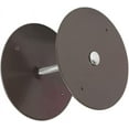 thumbnail image 5 of Vault Locks Door Knob Deadbolt Hole Cover Round Filler Plate 3-inch Diameter Maintains Door Security (Vintage Bronze), 5 of 7