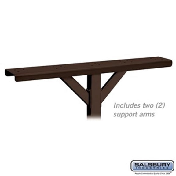 SALSBURY INDUSTRIES 4885BRZ Rural Mailboxes Spreader,5 Wide,Bronze
