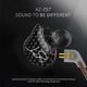 thumbnail image 4 of KZ ZST 1BA+1DD Hybrid Drivers HIFI Music Earphone 3.5mm Wired In Ear Headphones Sports Game Headset with Detachable Cable In-line Control with Mic, 4 of 5