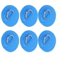 thumbnail image 4 of Parches inflables de PVC azules con hebillas de acero inoxidable Juego de 6 almohadillas para anilla de barco marino, 4 of 8