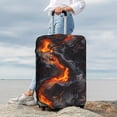 thumbnail image 7 of Xecao Molten Lava Abstract Flow Print Elastic Luggage Cover, Double-sided Print , Perfect for Travel, Business, and Daily Use (Suitcase Not Included)-Large, 7 of 7