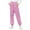 Pink, variant on FAIWAD Boys Girls Cinch Bottom Sweatpants Elastic Waisted Casual Joggers Kids School Uniform Workout Gym Pants