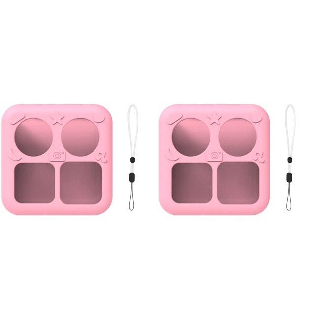 Funda Silicona Protectora A Prueba Golpes para Yoto Mini Player() Rosa