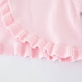 thumbnail image 4 of ShomPort Toddler Girls Cardigan Sweater Baby Girls Long Sleeve Cropped Dress Up Buttons Closure Jacket Tops, 4 of 8