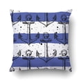 thumbnail image 1 of BOSDECO Pattern With Anchors Hipster Background Drawing Hand In Vintage Style Cushion Covers Pillowcases 16x16 inches, 1 of 1