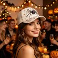 thumbnail image 4 of 2026 Halloween Baseball Cap Men & Women Pumpkin Floral Printed Baseball Cap Lightweight Adjustable Casual Sun Hat for Unisex Outdoor Activities Wear, 4 of 5