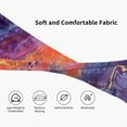 thumbnail image 4 of Sports Headbands Sweat Absorbing Breathable Hair Head Bands for Running Fitness Gym, Trippy Abstract Purple Tie Dye, 4 of 7