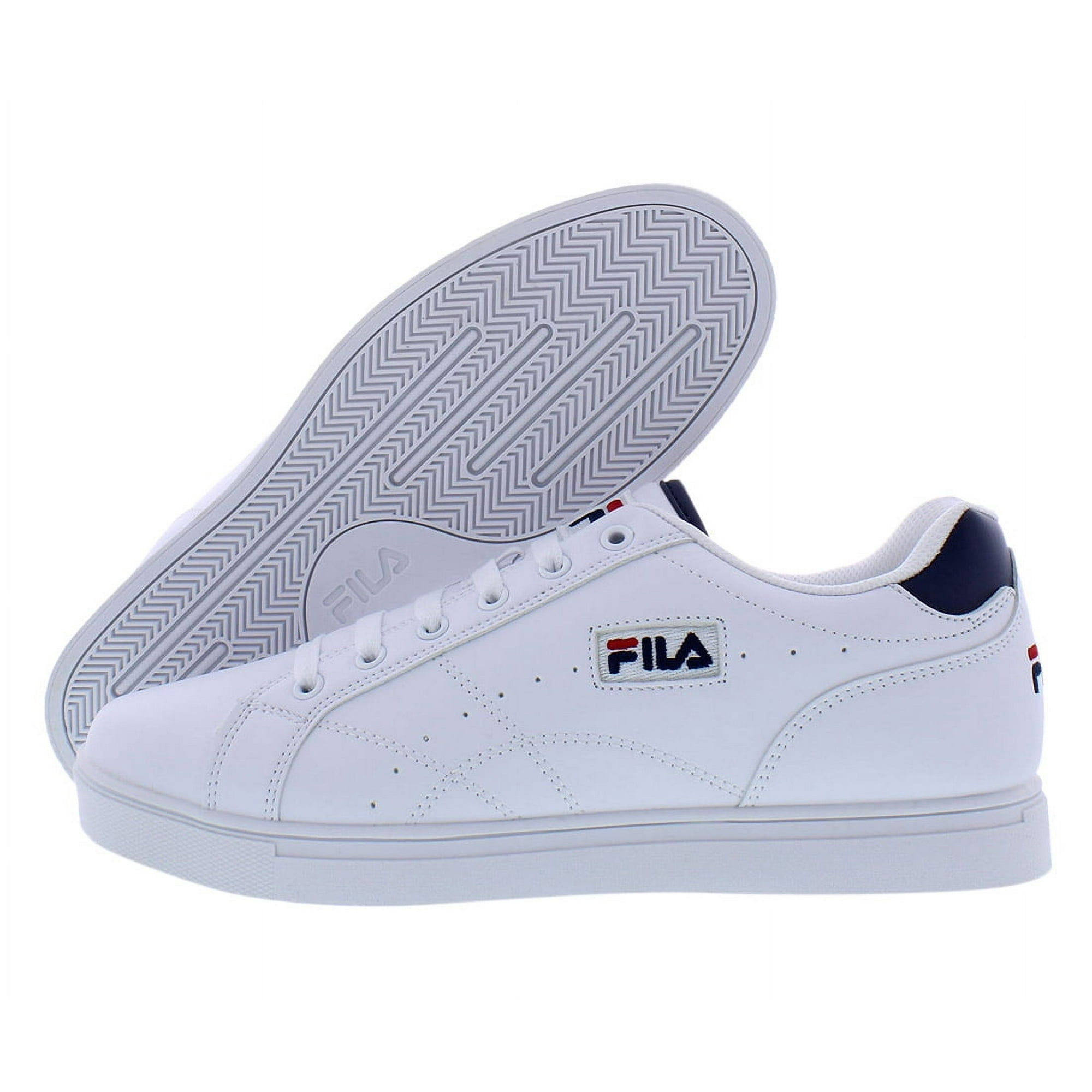 Fila West Naples Mens Shoes Size 8, Color: White/Navy/Red