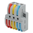 thumbnail image 4 of Conectores Eléctricos de Cablado Rápido de Acero de Lata De 3 In-633 de Níquel, Terminal de la Abrazadera de Bloque de Alambre de color de 10 piezas, para la industria de las, 4 of 7