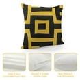 thumbnail image 4 of Qinduosi  Geometric Throw Pillow Covers  Boho Ethnic Pillow Cases Black and Yellow Decorative Cushion Covers for Sofa Couch White, 4 of 5
