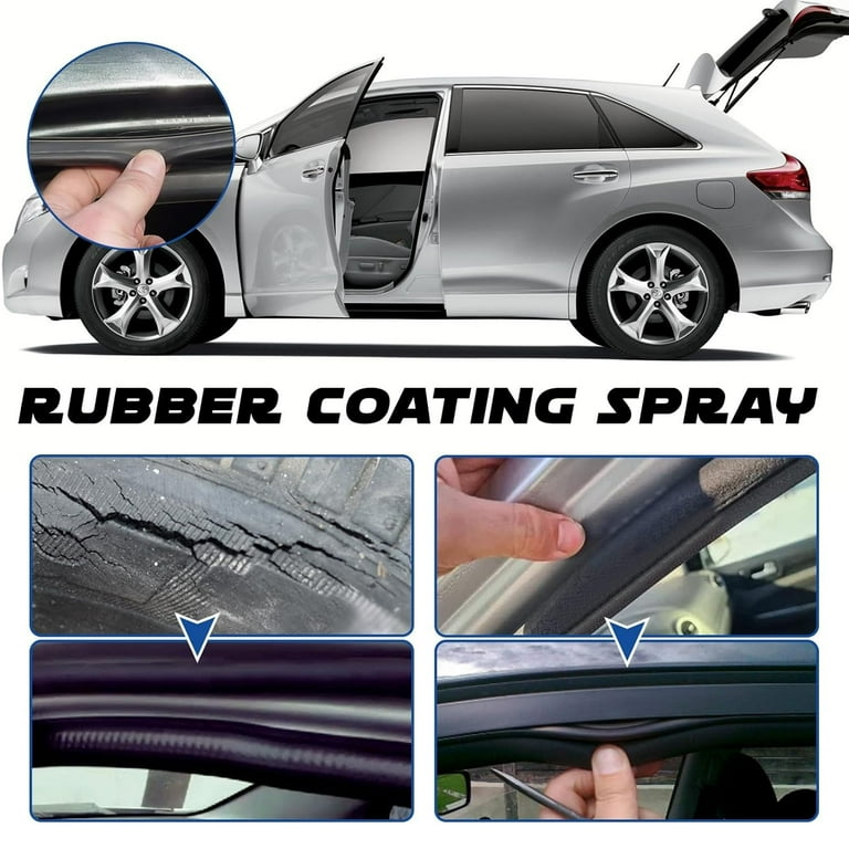 Car Rubber Seal Protectant Conditioner, Gummi Pflege, Lubricant for Rubber  Seals,Silicone Spray for Sliding Door Tracks,Window Track Lubricant Cleaner