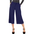 thumbnail image 2 of Michael Kors Pantalones casuales con abertura lateral para mujer, azul, extragrande Michael Kors Pantalones, 2 of 2