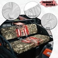 thumbnail image 6 of HUIACONG Camo Deer UTV Seat Covers Waterproof Easy to Install 4 Wheeler Seat Cover Non-Slip Soft for Kawasaki Mule 4010, 6 of 7