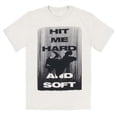 thumbnail image 2 of Billie Eilish Unisex T-Shirt Hit Me Hard And Soft Falling (Natural) (Back Print) (Medium), 2 of 3