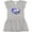AC-Heather Grey, variant on Inktastic Baseball Stars Girls Toddler Dress