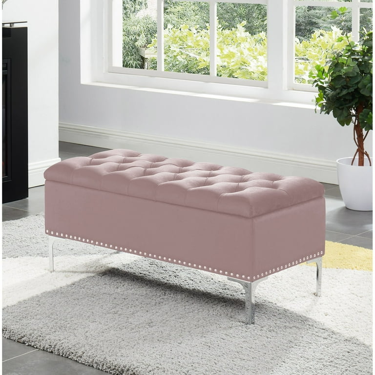 Carmel barrie upholstered flip top storage bench deals