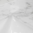 thumbnail image 4 of 31-Inch Carrara White Engineered Stone Vanity Top with Undermount Ceramic Sink, 3 Faucet Holes & Backsplash for Modern Bathroom Cabinets, 4 of 9