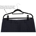 thumbnail image 2 of 20Pack Black Velvet Hanger Clips, Plastic Finger Clips for Hangers, Velvet Pants Hanger Clips, 2 of 4