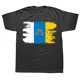 thumbnail image 1 of Camisetas divertidas con la bandera de Canarias para viajar a África, camisetas de verano con gráficos de algodón, ropa de calle de manga corta, regalos de cumpleaños para hombre, 1 of 7