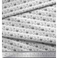 thumbnail image 2 of Soimoi Velvet Fabric Cat Animal Printed Craft Fabric by The Yard 58 Inch Wide, 2 of 3
